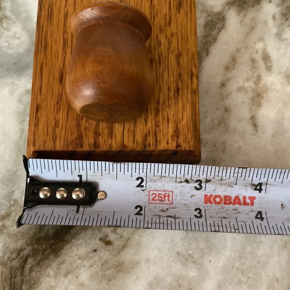 Vintage MCM wood wall candle holder sconce. Mini. Cottagecore, farmhouse rustic